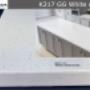 Krono design 635mm munkalap K217GG White Andromeda