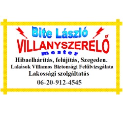 Bite László Villanyszerelő