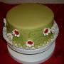 zöld marcipán torta