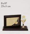 Fa plakett gravírlappal Fa07