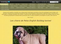 Les Chiens de Pelso English Bulldog Kennel honlapja