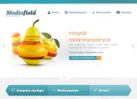 Mediafield Médiaügynökség honlapja