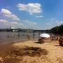 Duna strand, a pihenőháztól 200 méterre