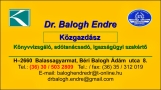 Dr. Balogh Endre Könyvvizsgáló