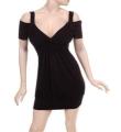 1XL-3XL Fekete Szexis Tunika