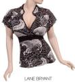 1XL-4XL Fekete-fehér Elegáns Blúz