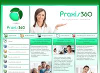 Praxis 360 honlapja