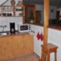 Stúdió apartman konyha része