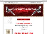 Cuny Tattoo Stúdió honlapja
