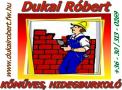 Dukai Róbert EV. Kőműves munkák
