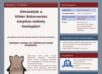 Vilder Bútorvarázs Kkt. honlapja