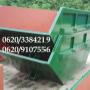 6 m3 nyitott sittes konténer