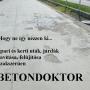 beton utak, járdák javítása