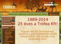 Trófea Kft honlapja