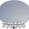 Multifókuszos (több fejes) parabola antenna