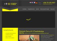 K-9 Testőr Kutyaiskola Kft honlapja