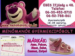 Menőmanók Gyermekcipőbolt