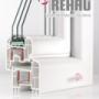 Rehau Brillant 80 mm 6 kamrás!