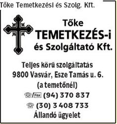 Tőke Temetkezési és Szolgáltató Kft.