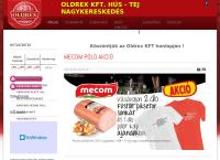 OLDREX Kereskedelmi Korlátolt Felelősségű Társaság honlapja