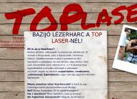 Top Laser- Lézerharc Csapatépítés honlapja