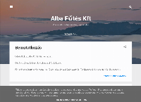 Alba Fűtés Épületgépészeti Kft. honlapja
