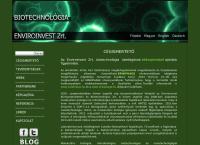 Enviroinvest Zrt. - Biotechnológiai Üzletág honlapja