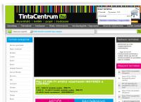 Tintacentrum Webáruház honlapja
