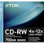 TDK CD-RW 12x Normál Tokban