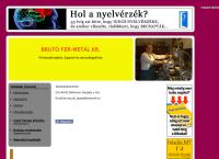 Brutó Fer-Metál Kft. honlapja