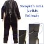 Neoprén ruha javítás