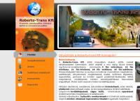 Roberto-Trans Kft honlapja