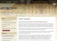Győr és Vidéke Ipartestület honlapja