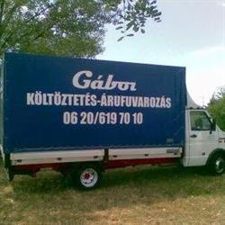 Gábor Költöztetés és Áruszállítás cégeknek