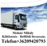 Költöztetés Belföldi Fuvarozás Áruszállítás-Székesfehérvár