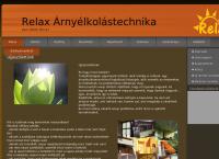 Relax Árnyékolás És Garázskaputechnika honlapja