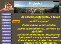 Miskolci Lakásszervíz honlapja
