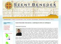 Szent Benedek Gimnázium, Szakképző Iskola és Kollégium honlapja