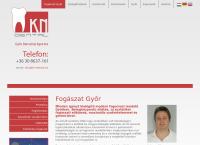 Kn-Dental Fogászat Győr honlapja