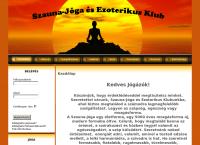 Szauna-Jóga Ezoterikus Klub honlapja