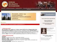 Soproni Református Egyházközség Lelkészi Hivatal honlapja