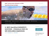 Bme Testnevelési Központ És Bme Sportbizottság  - Sporttelep honlapja