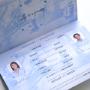 Passport - Esküvői meghívó