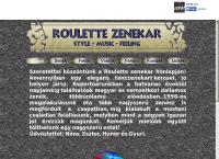 Roulette Zenekar honlapja