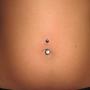 Köldök piercing