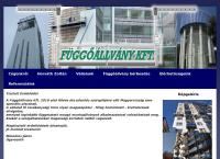 Függoállvány Kft. honlapja