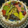 Festett barbi torta.