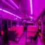 partybusz 70 fős belső
