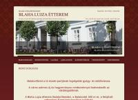 Blaha Lujza Hotel Étterme honlapja