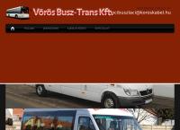 Vörös Busz-Trans Kft honlapja